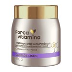 Máscara de Tratamento Força Vitamina Cabelos Lisos com 250g