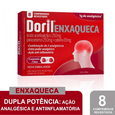 Doril Enxaqueca com 8 Comprimidos