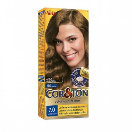 TINTURA COR TON 70 LOURO MEDIO