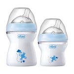 Kit Mamadeiras Step Up 150ml e 250ml Azul (0m+) - Chicco