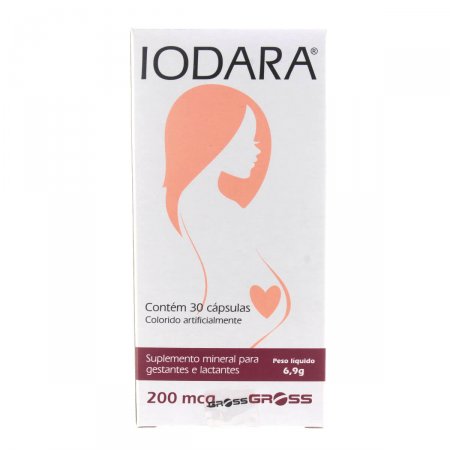 Iodara 200mcg com 30 cápsulas