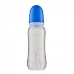 MAMADEIRA PITUCA SOFT 240 ML BICO SILICONE REDONDO AZUL