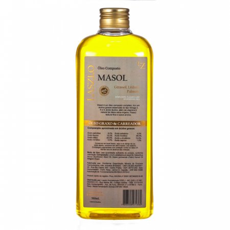 Óleo Vegetal Masol Composto (Girassol, Linhaça e Palmiste) 500ml - Laszlo
