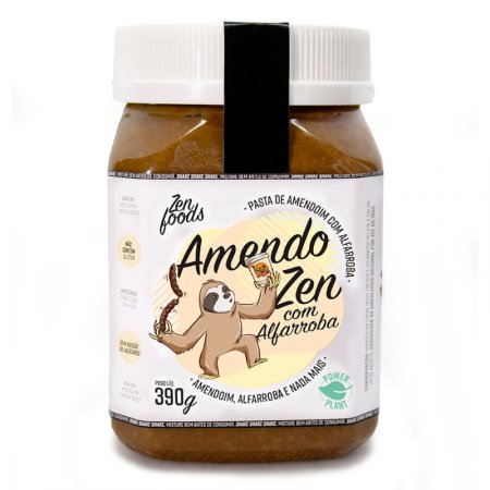 Amendo Zen Amendoim e Alfarroba 390g - Zen Foods