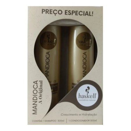 Kit Haskell Mandioca Shampoo e Condicionador 300ml