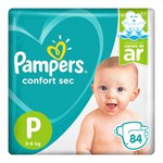 Fralda Pampers Confort Sec Tamanho P