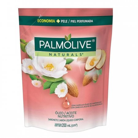 SABONETE PALMOLIVE LIQUIDO REFIL 200ML NATURALS ÓLEO NUTRIT