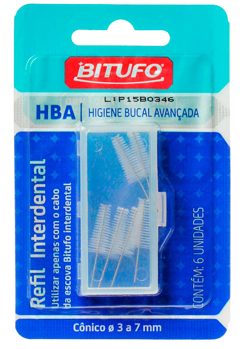Refil para Escova Interdental Cônico
