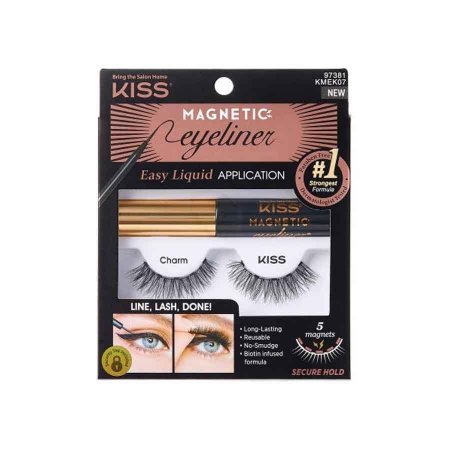 Cílios Magneticos Delineador Magnetic Eyeliner K07 Kiss NY