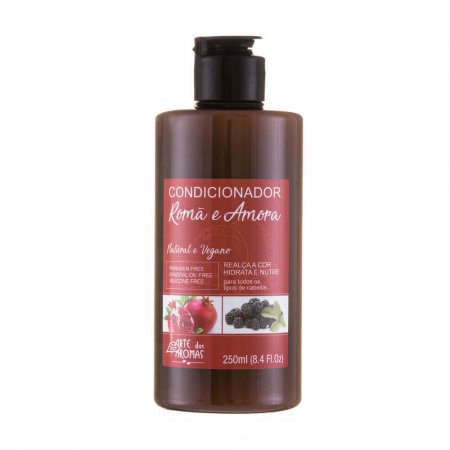 Condicionador Natural Romã e Amora 250ml - Arte dos Aromas