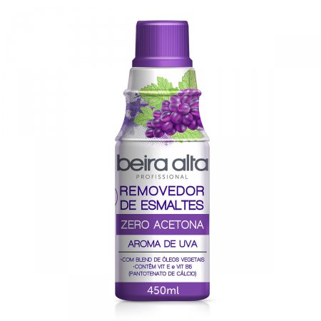Removedor de Esmalte Beira Alta Aroma Uva com 450ml