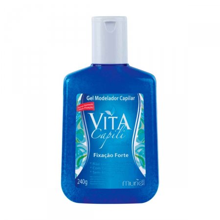 Gel Modelador Capilar Vita Capili Classic Blue com 240g