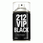 Body Spray Carolina Herrera 212 Vip Men Black Masculino 250ml