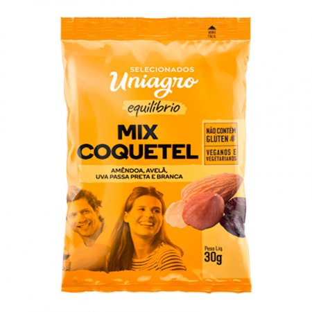 Mix Uniagro Coquetel Snack e Cia 30g