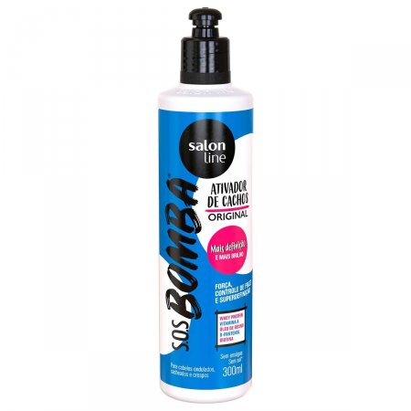 Ativador de Cachos Salon Line S.O.S. Bomba Original com 300ml