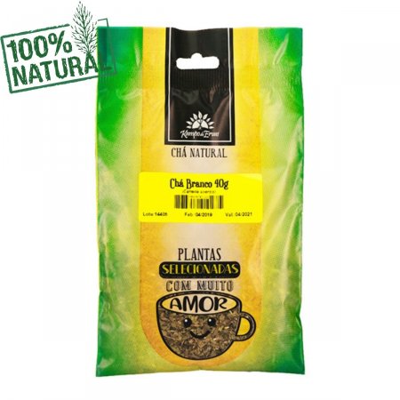 Chá Branco Natural Folhas Novas e Brotos Kampo de Ervas 40g