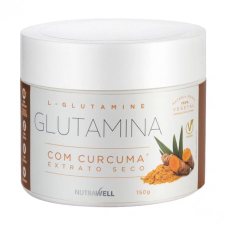 Glutamina Nutrawell com cúrcuma 150g