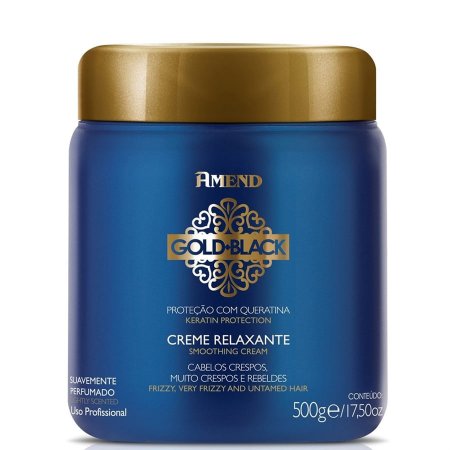 Creme Relaxante Amend Gold Black 500g