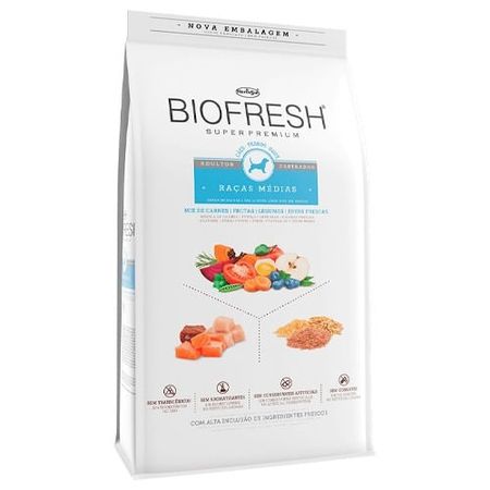 Ração Hercosul Biofresh Para Cães Adultos Castrados De Raças Médias 3kg