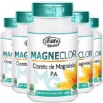 Kit 5 Cloreto de Magnésio P.A Magneclor Unilife 120 Cápsulas