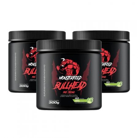 3X BULLHEAD PRÉ-TREINO (300g) - Limão