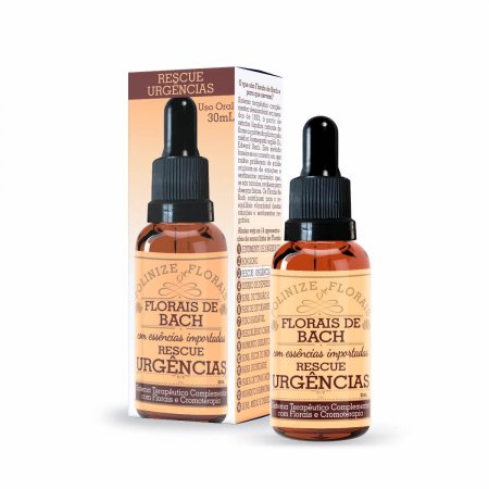 Floral de Bach Polinize Rescue Urgências com 30ml
