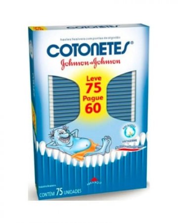COTONETES HASTES 75 UNIDADES