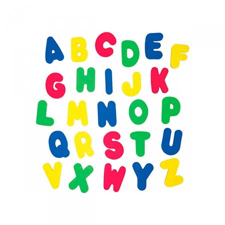 Brinquedo de Banho Buba Baby Letras e Números com 1 unidade