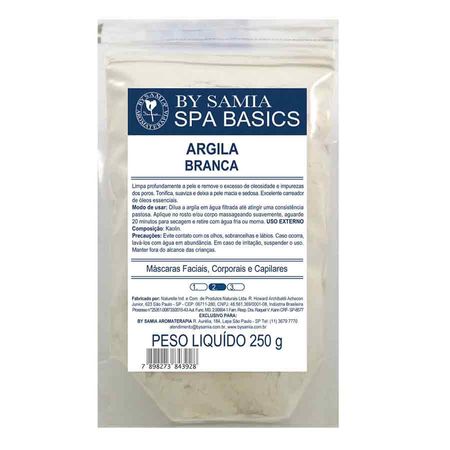 Argila Branca 250g By Samia