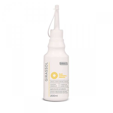 Óleo Corporal Farmax Girassol com 200ml