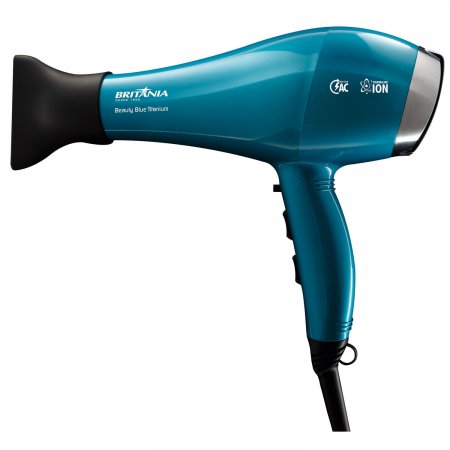 Secador de Cabelo Britânia Beauty Blue Titanium BSC03AZ 220v 1900w