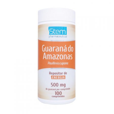 Guaraná do Amazonas 500mg 100 Comprimidos Stem