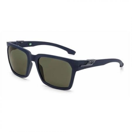 Óculos de sol mormaii las vegas azul escuro fechado fosco lente verde g15