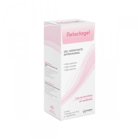 Gel Hidratante Intravaginal Relactagel com 35g + 7 aplicadores