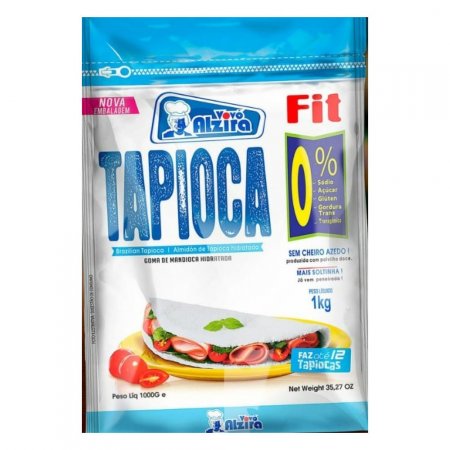 Kit Com 12 Unidades de Tapioca Tradicional Vovó Alzira 1 Kg