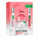 Kit Perfume Benetton United Dreams Together Feminino EDT 80ml + Booster 2x 10ml