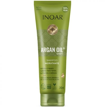 Shampoo Hidratante Inoar Argan Oil System - 240ml