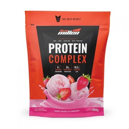 Protein Complex Morango 900g New Millen