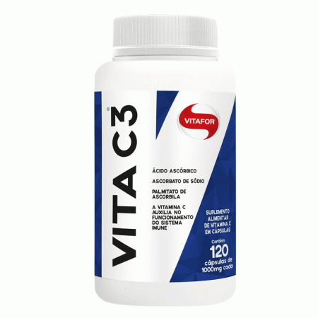Vita C3 Vitamina C Vitafor 120 cápsulas