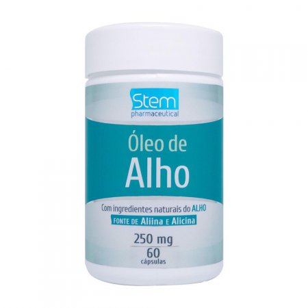 Óleo de Alho 250mg 60 Cápsulas Stem
