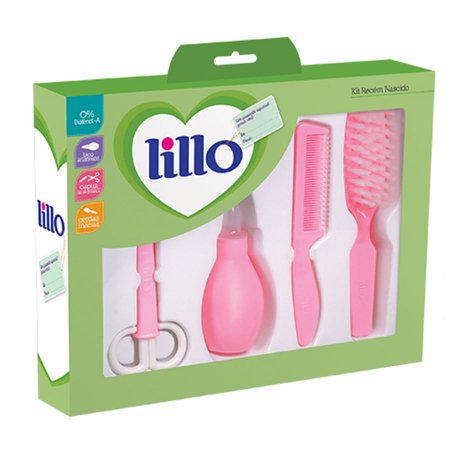 Kit Lillo Recém-nascido Higiênico Rosa 605831