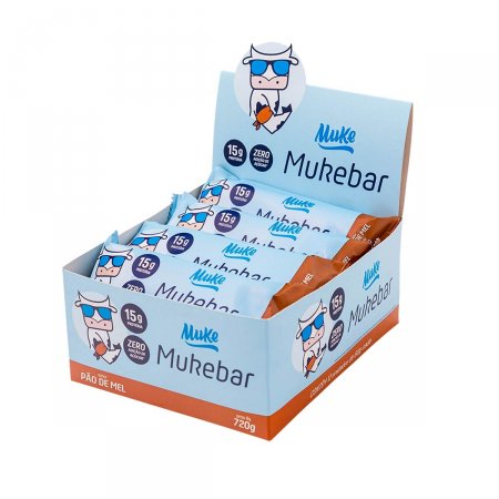 Suplemento Alimentar Mais Mu Mukebar Pão de Mel com 12 Unidades