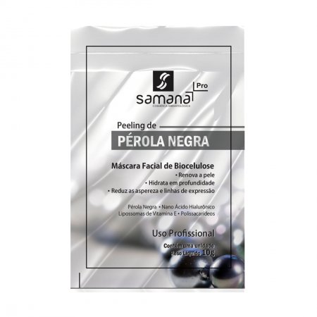 Mascara Facial Biolulose Peeling Perolas Negras Samana 10g
