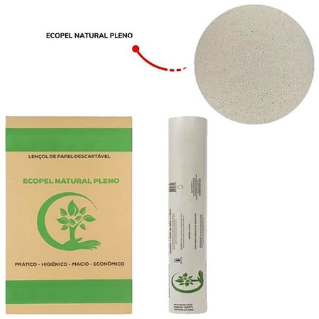 Lençol de Papel em Rolo Ecopel Pleno - 50 cm X 50 m