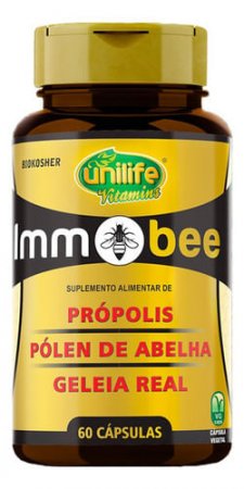 Própolis E Geleia Real 60 Cápsulas 550mg - Unilife - A