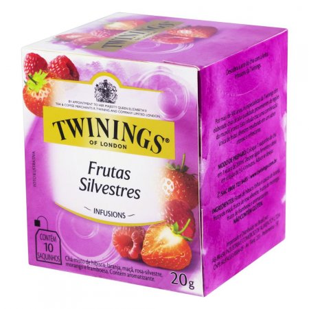 Chá Twinings Misto Frutas Silvestres 20g - caixa com 10 unid
