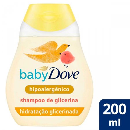 Shampoo de Glicerina Baby Dove Hidratação Glicerinada com 200ml