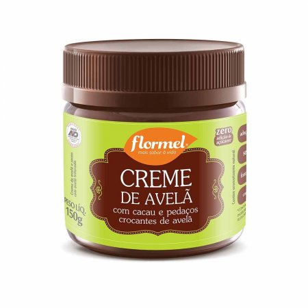 Creme de Avelã Flormel Crocante Zero Açúcar com 150g