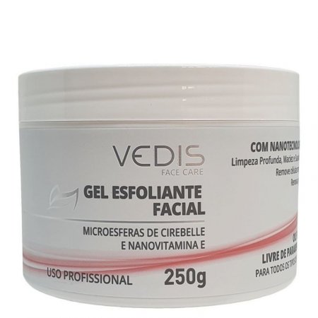 Gel Esfoliante Facial Vedis 250g