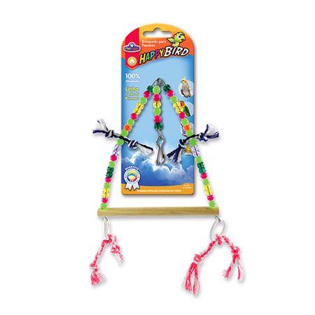 Brinquedo Triângulo Grande com Argola para Calopsita e Psitac - Pet Injet
